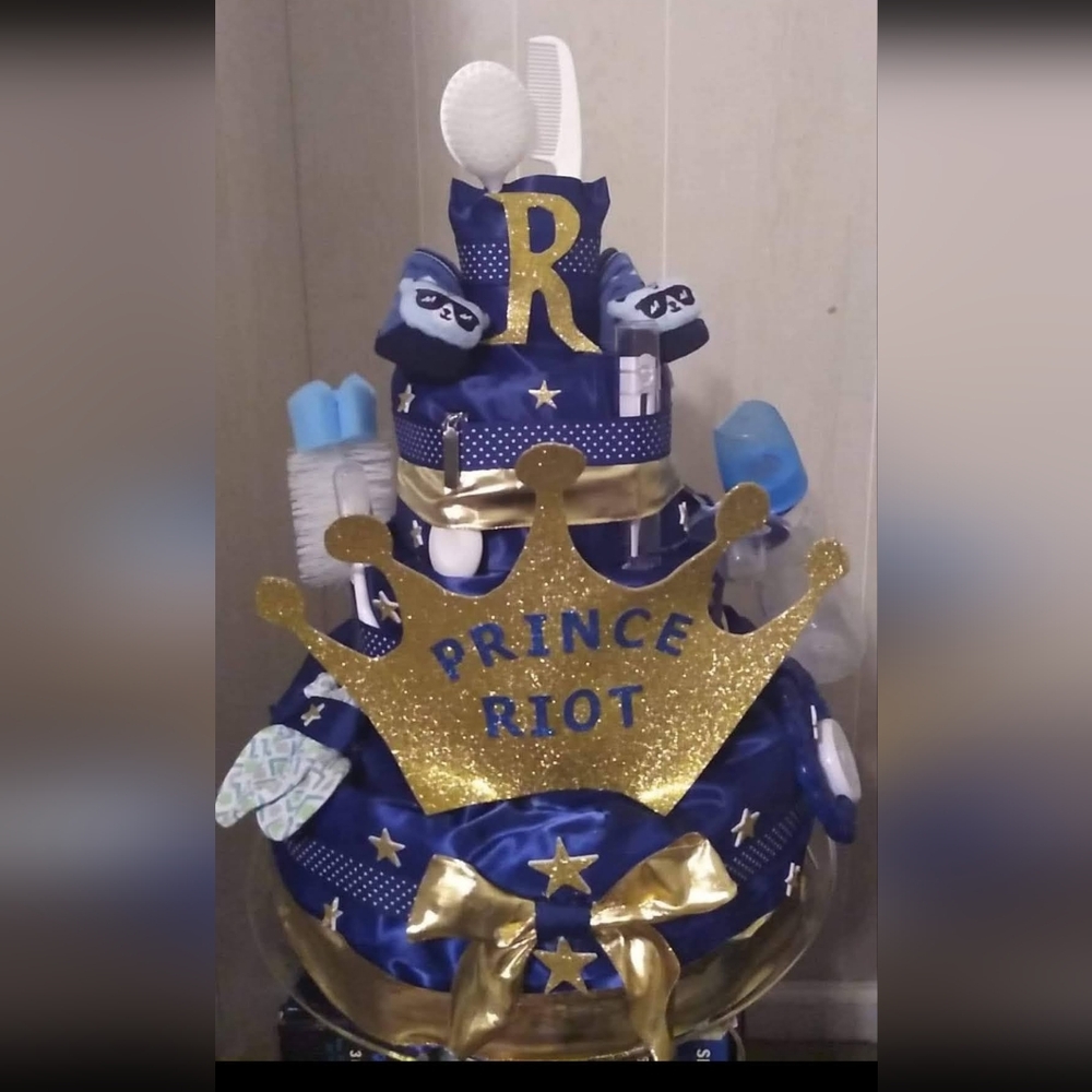 Prince Diaper cake